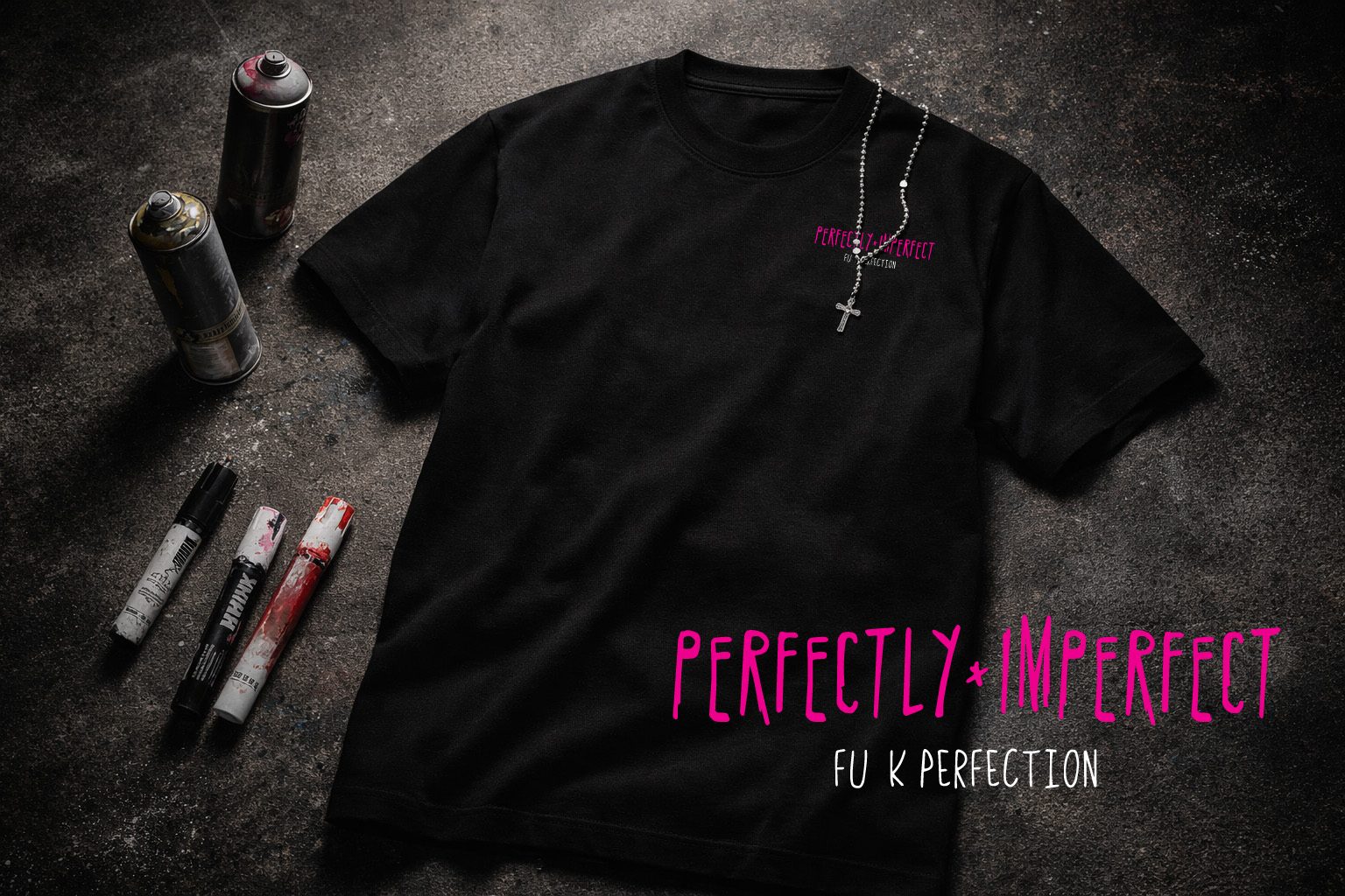 Perfectly Imperfect merch product preview