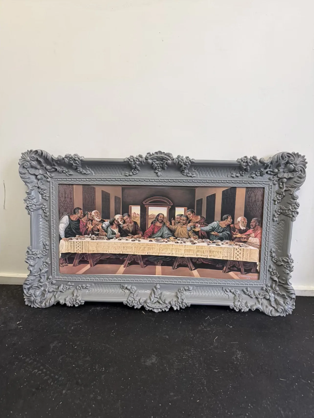 Upcoming abstract wall art project in progress preview 7